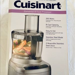 Cuisinart- Elemental 8 Cup Food Processor
